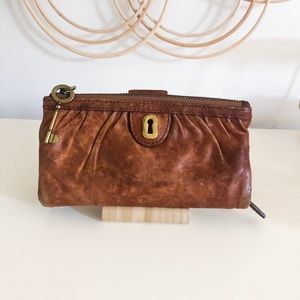 Leather Fossil Wallet